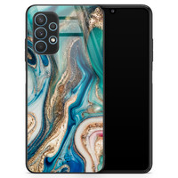 Telefoonhoesje Store Samsung Galaxy A32 4G hoesje glas - Magic marble