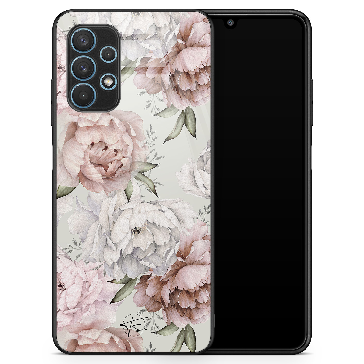 Telefoonhoesje Store Samsung Galaxy A32 4G hoesje glas - Classy flowers