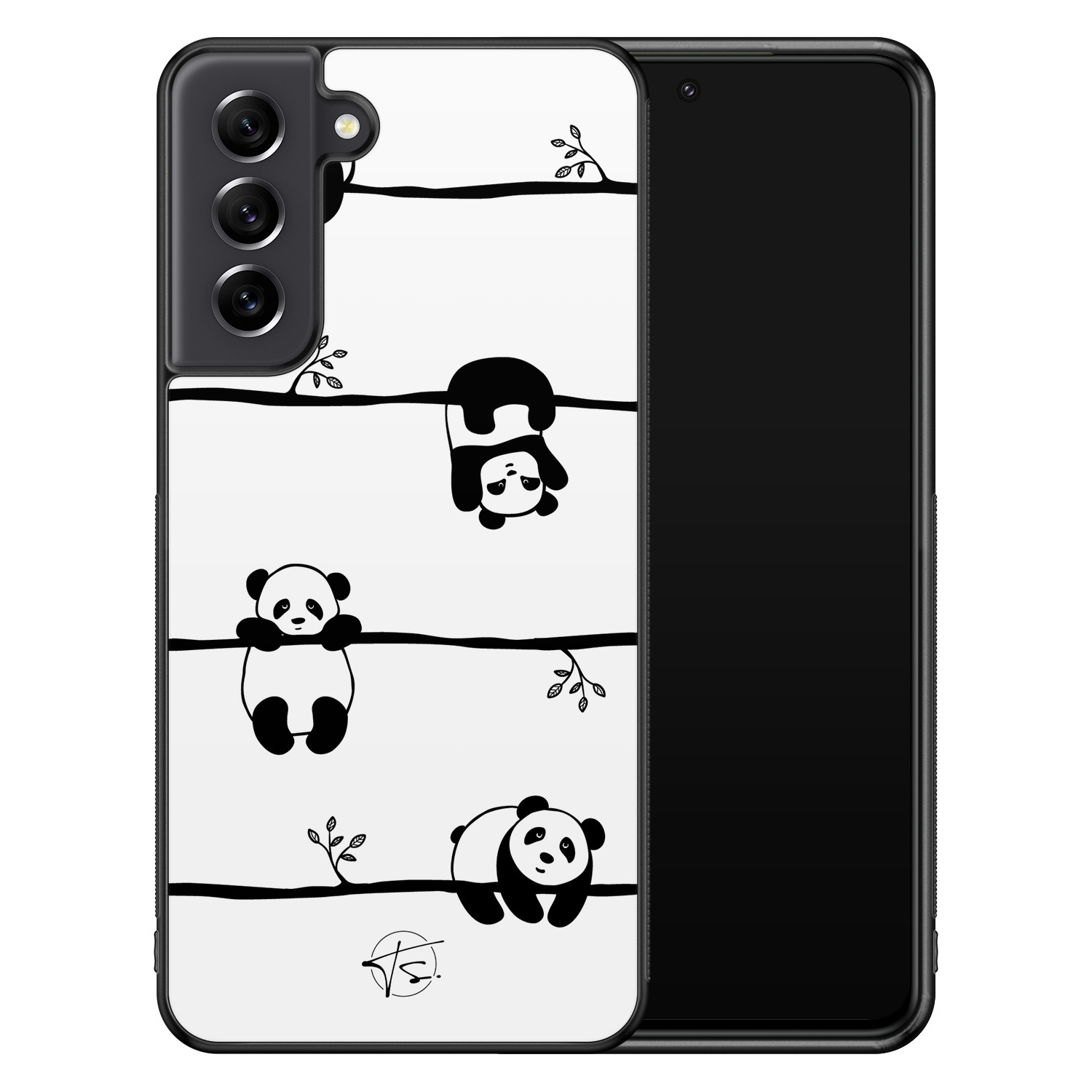 Telefoonhoesje Store Samsung Galaxy S21 FE hoesje back case - Panda