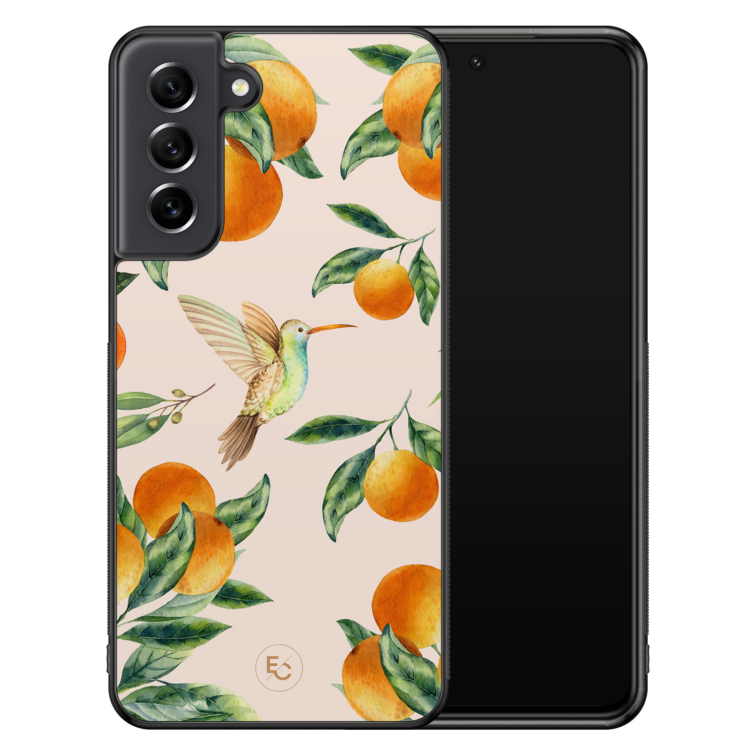 ELLECHIQ Samsung Galaxy S21 FE hoesje back case - Tropical Lemonade