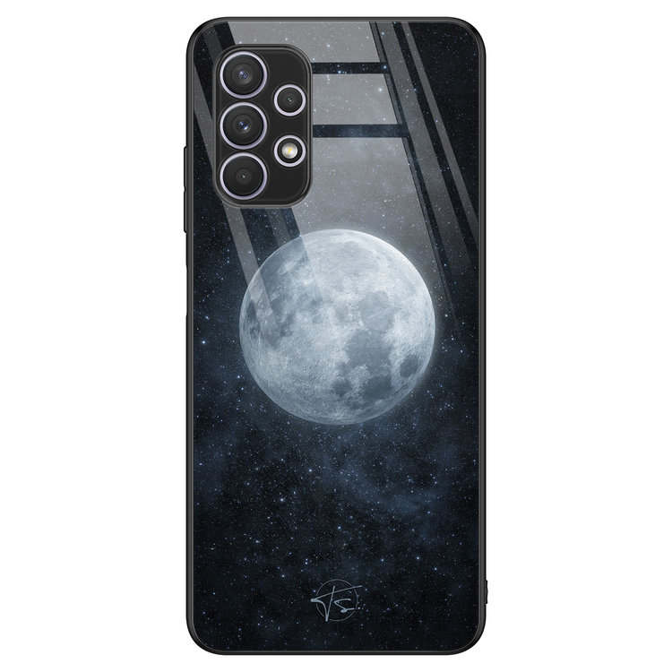 Telefoonhoesje Store Samsung Galaxy A32 5G hoesje glas - Maan