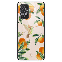 ELLECHIQ Samsung Galaxy A32 5G hoesje glas - Tropical Lemonade