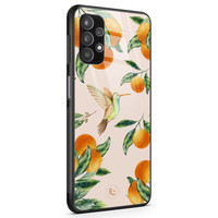 ELLECHIQ Samsung Galaxy A32 5G hoesje glas - Tropical Lemonade