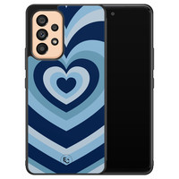 ELLECHIQ Samsung Galaxy A53 hoesje back case - Hart blauw