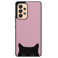 Telefoonhoesje Store Samsung Galaxy A53 hoesje back case - Zwarte kat