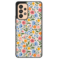 Telefoonhoesje Store Samsung Galaxy A53 hoesje back case - Romantische bloemen