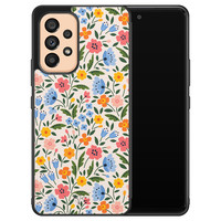 Telefoonhoesje Store Samsung Galaxy A53 hoesje back case - Romantische bloemen