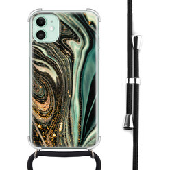 Telefoonhoesje Store iPhone 11 hoesje met koord - Magic marble
