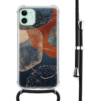Telefoonhoesje Store iPhone 11 hoesje met koord - Abstract terracotta