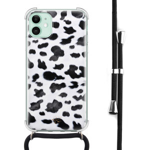 Telefoonhoesje Store iPhone 11 hoesje met koord - Koeienprint
