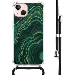 Telefoonhoesje Store iPhone 13 hoesje met koord - Agate groen