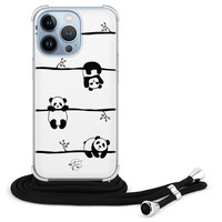 Telefoonhoesje Store iPhone 13 Pro hoesje met koord - Panda