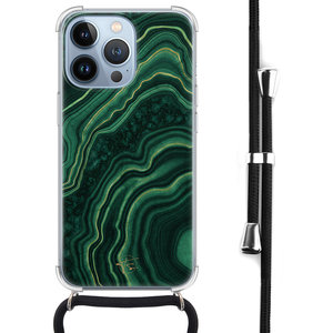Telefoonhoesje Store iPhone 13 Pro hoesje met koord - Agate groen