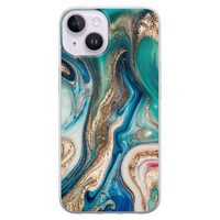 Telefoonhoesje Store iPhone 14 siliconen hoesje - Magic marble