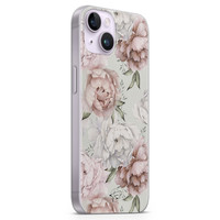 Telefoonhoesje Store iPhone 14 siliconen hoesje - Classy flowers