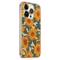 Telefoonhoesje Store iPhone 14 Pro siliconen hoesje - Zonnebloemen