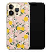 Telefoonhoesje Store iPhone 14 Pro siliconen hoesje - Citroenen