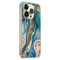 Telefoonhoesje Store iPhone 14 Pro siliconen hoesje - Magic marble