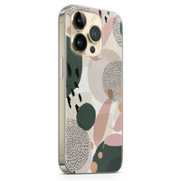 Leuke Telefoonhoesjes iPhone 14 Pro siliconen hoesje - Abstract