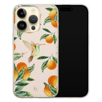 ELLECHIQ iPhone 14 Pro siliconen hoesje - Tropical Lemonade