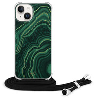 Telefoonhoesje Store iPhone 14 hoesje met koord - Agate groen