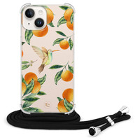 ELLECHIQ iPhone 14 hoesje met koord - Tropical lemonade