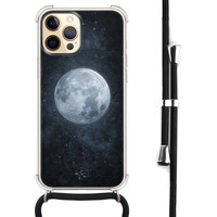 Telefoonhoesje Store iPhone 12 Pro Max hoesje met koord - Maan