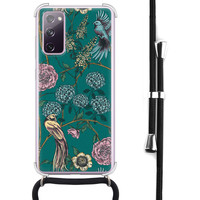 Telefoonhoesje Store Samsung Galaxy S20 FE hoesje met koord - Bloomy birds