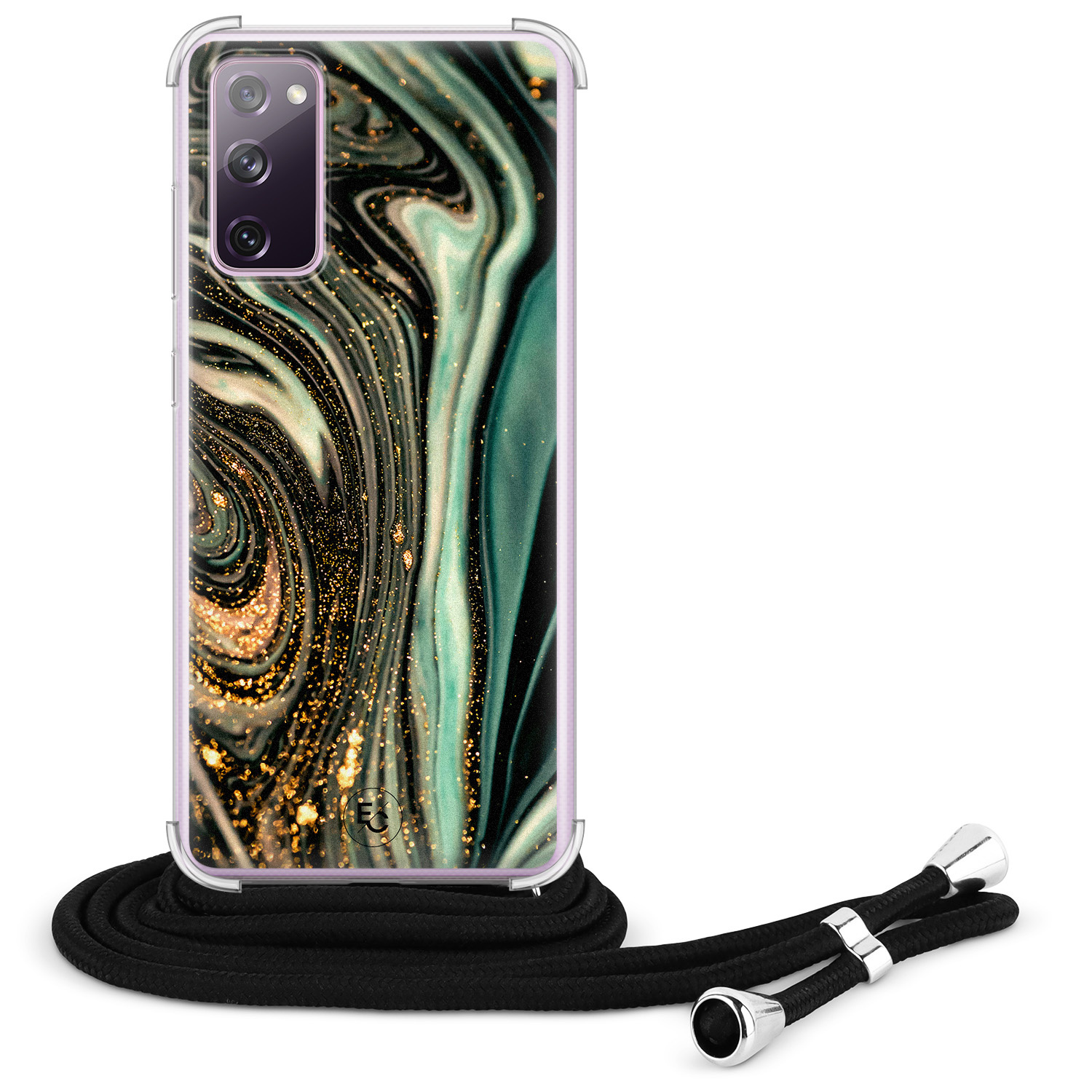 Telefoonhoesje Store Samsung Galaxy S20 FE hoesje met koord - Magic marble