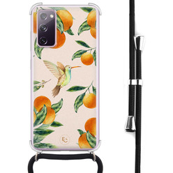 ELLECHIQ Samsung Galaxy S20 FE hoesje met koord - Tropical lemonade