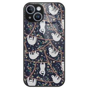 Telefoonhoesje Store iPhone 14 hoesje glas - Luiaard