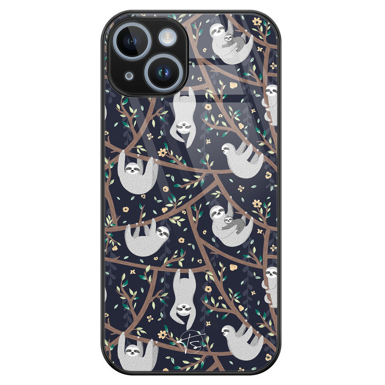 Telefoonhoesje Store iPhone 14 hoesje glas - Luiaard