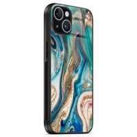 Telefoonhoesje Store iPhone 14 hoesje glas - Magic marble