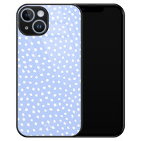 Telefoonhoesje Store iPhone 14 hoesje glas - Purple dots