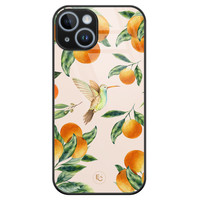 ELLECHIQ iPhone 14 hoesje glas - Tropical Lemonade