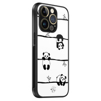 Telefoonhoesje Store iPhone 14 Pro hoesje glas - Panda