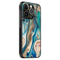 Telefoonhoesje Store iPhone 14 Pro hoesje glas - Magic marble