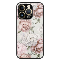 Telefoonhoesje Store iPhone 14 Pro hoesje glas - Classy flowers