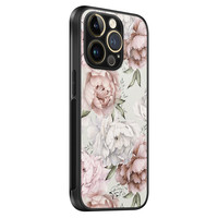 Telefoonhoesje Store iPhone 14 Pro hoesje glas - Classy flowers