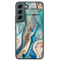 Telefoonhoesje Store Samsung Galaxy S22 hoesje glas - Magic marble