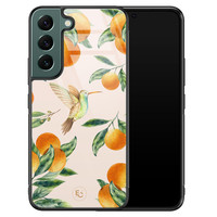 ELLECHIQ Samsung Galaxy S22 hoesje glas - Tropical Lemonade