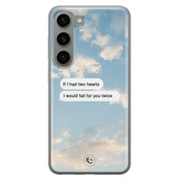 ELLECHIQ Samsung Galaxy S23 siliconen hoesje - Love quote