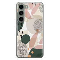 Leuke Telefoonhoesjes Samsung Galaxy S23 siliconen hoesje - Abstract print