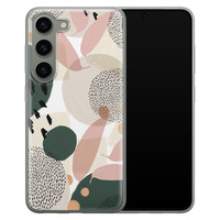 Leuke Telefoonhoesjes Samsung Galaxy S23 siliconen hoesje - Abstract print