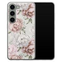 Telefoonhoesje Store Samsung Galaxy S23 siliconen hoesje - Classy flowers