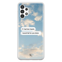 ELLECHIQ Samsung Galaxy A13 4G siliconen hoesje - Love quote