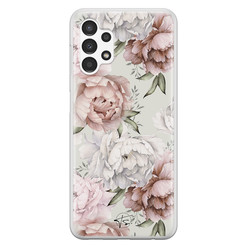 Telefoonhoesje Store Samsung Galaxy A13 4G siliconen hoesje - Classy flowers