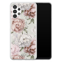 Telefoonhoesje Store Samsung Galaxy A13 4G siliconen hoesje - Classy flowers