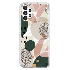 Leuke Telefoonhoesjes Samsung Galaxy A13 4G siliconen hoesje - Abstract print