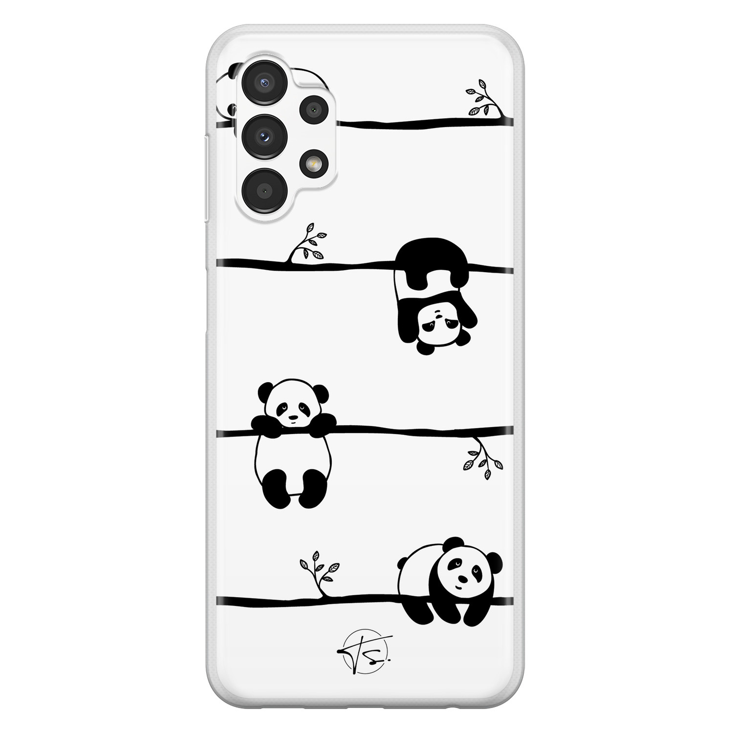 Telefoonhoesje Store Samsung Galaxy A13 4G siliconen hoesje - Panda